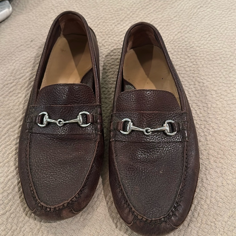 Cole Hahn men’s 10 driver shoes, brown. Great shape